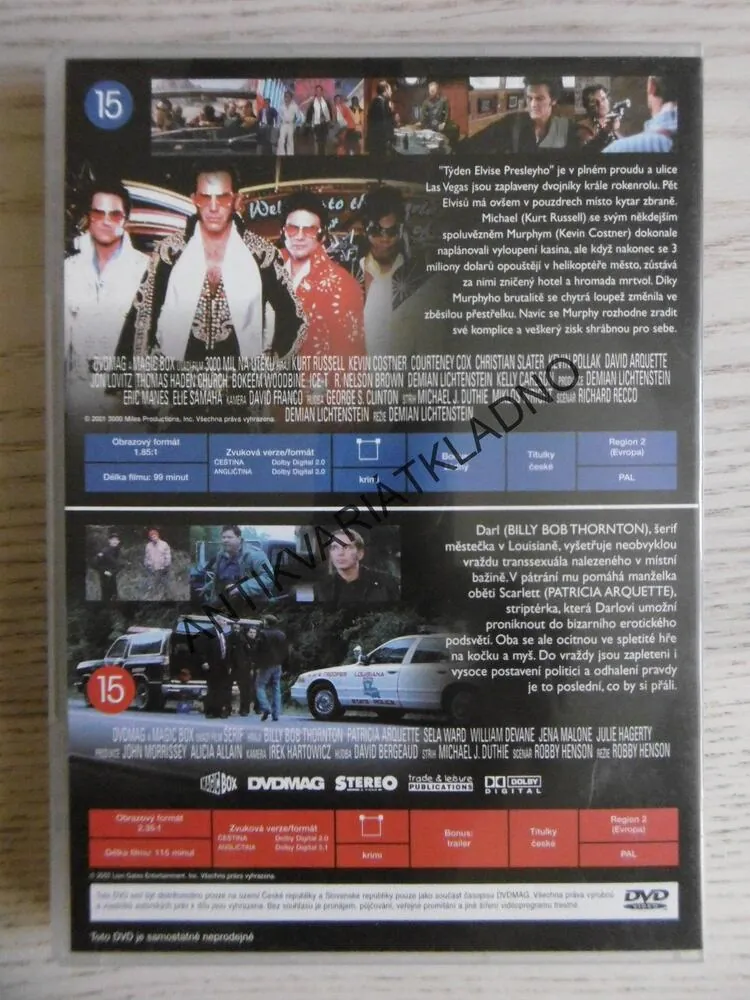 ŠERIF, 3000MIL NA ÚTĚKU, DVD FILM 