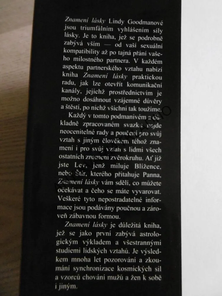 ZNAMENÍ LÁSKY, LINDA GOODMANOVÁ, **an