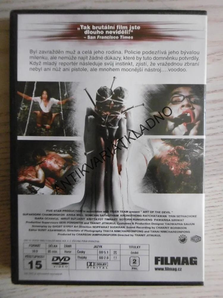 VOODOO UMĚNÍ ĎÁBLA, DVD FILM HOROR