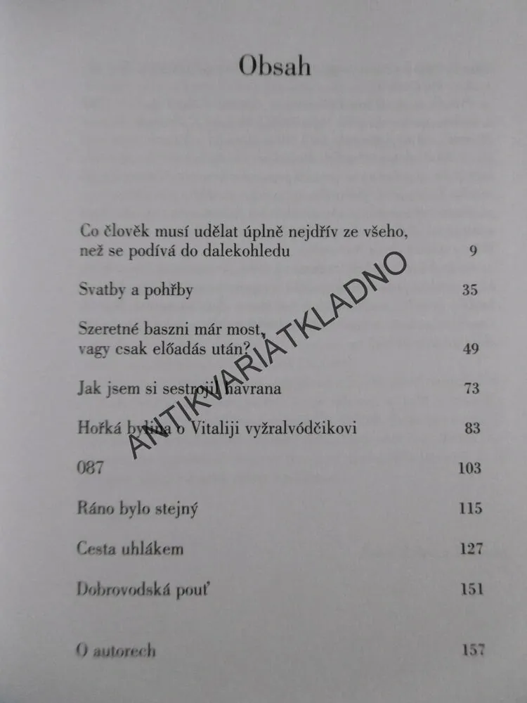 RÁNO BYLO STEJNÝ, PAVEL ŽALMAN LOHONKA OČIMA JANA HLAVÁČE, **an