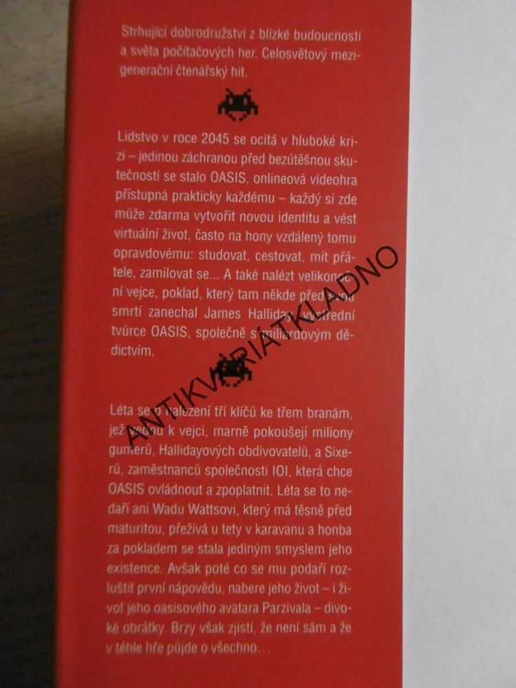 READY PLAYER ONE, HRA ZAČÍNÁ, ERNEST CLINE, **an