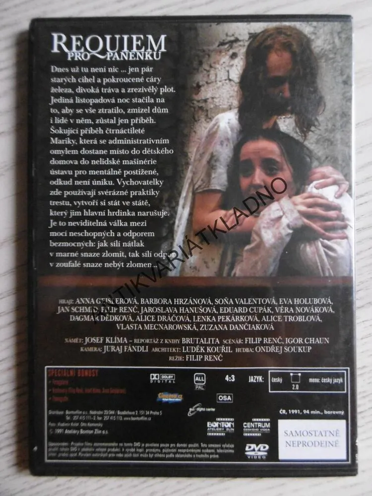 REQUIEM PRO PANENKU, DVD FILM
