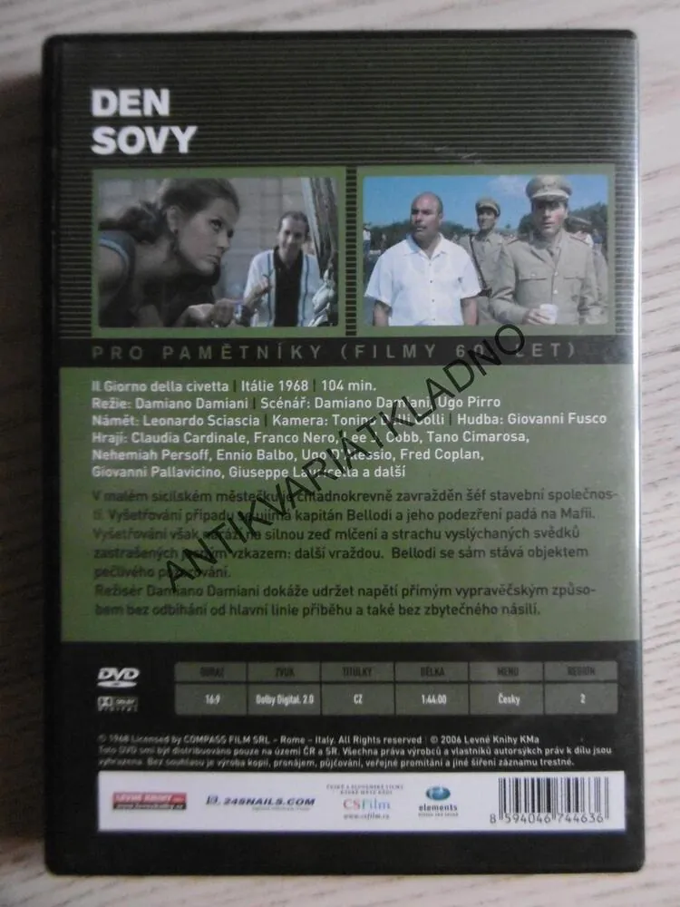 DEN SOVY, DVD FILM 