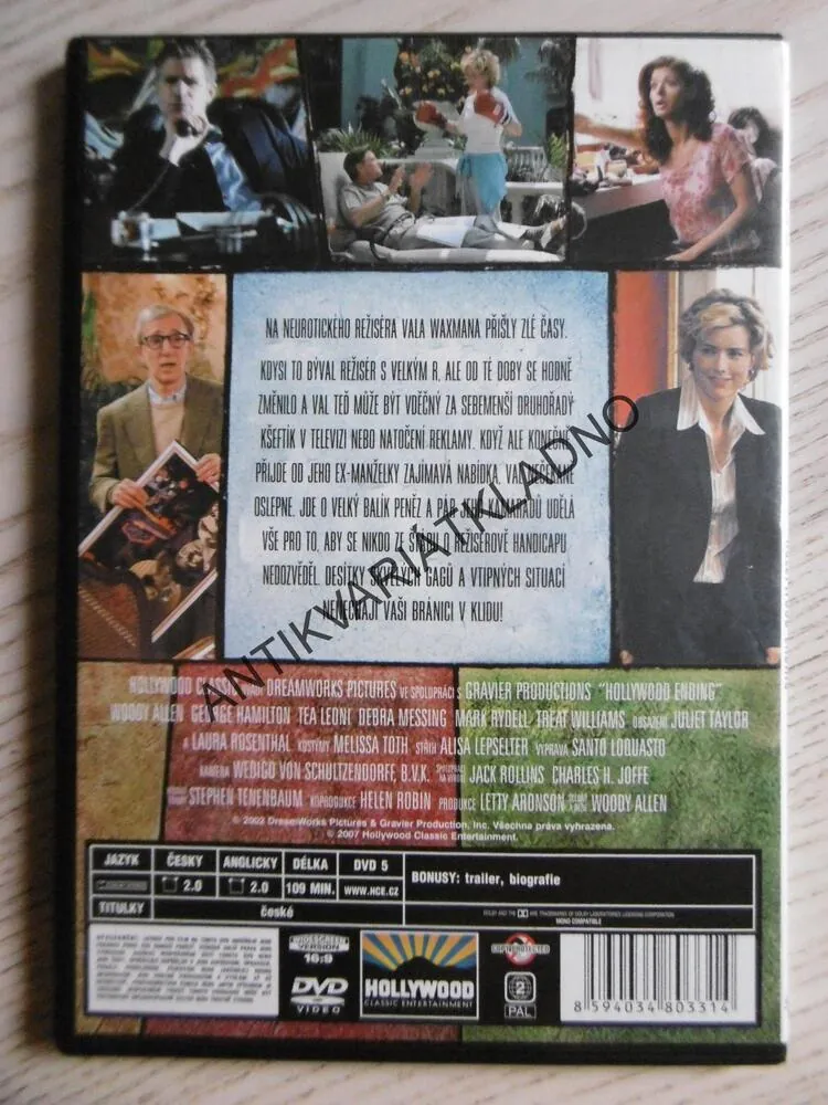 HOLLYWOOD ENDING, DVD FILM 