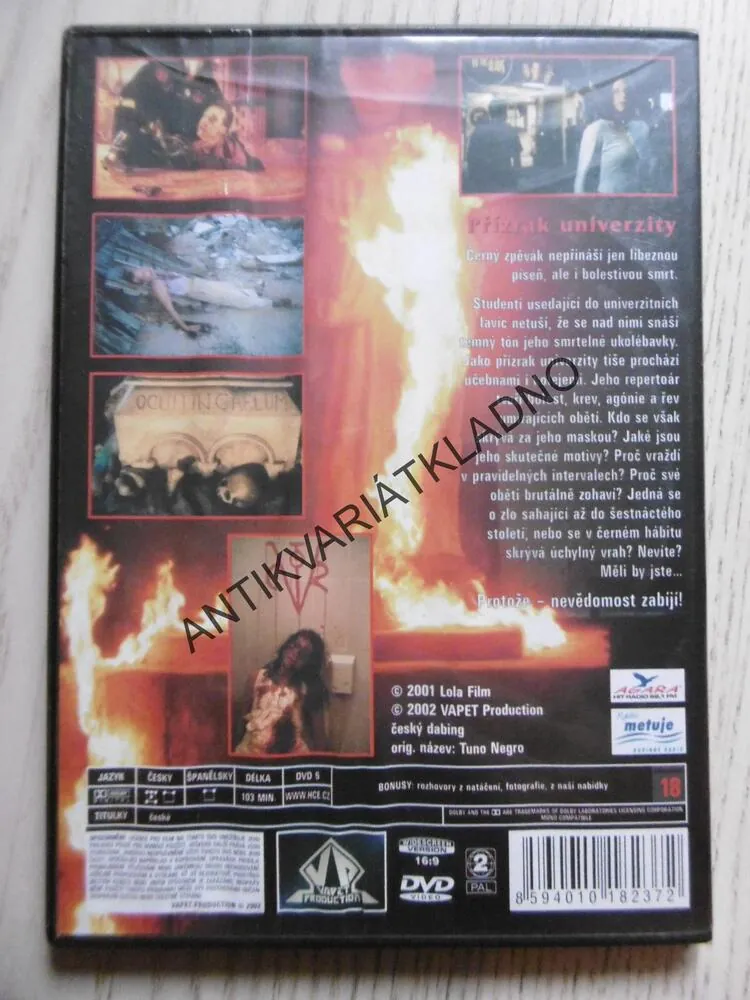 PŘÍZRAK UNIVERZITY, DVD FILM