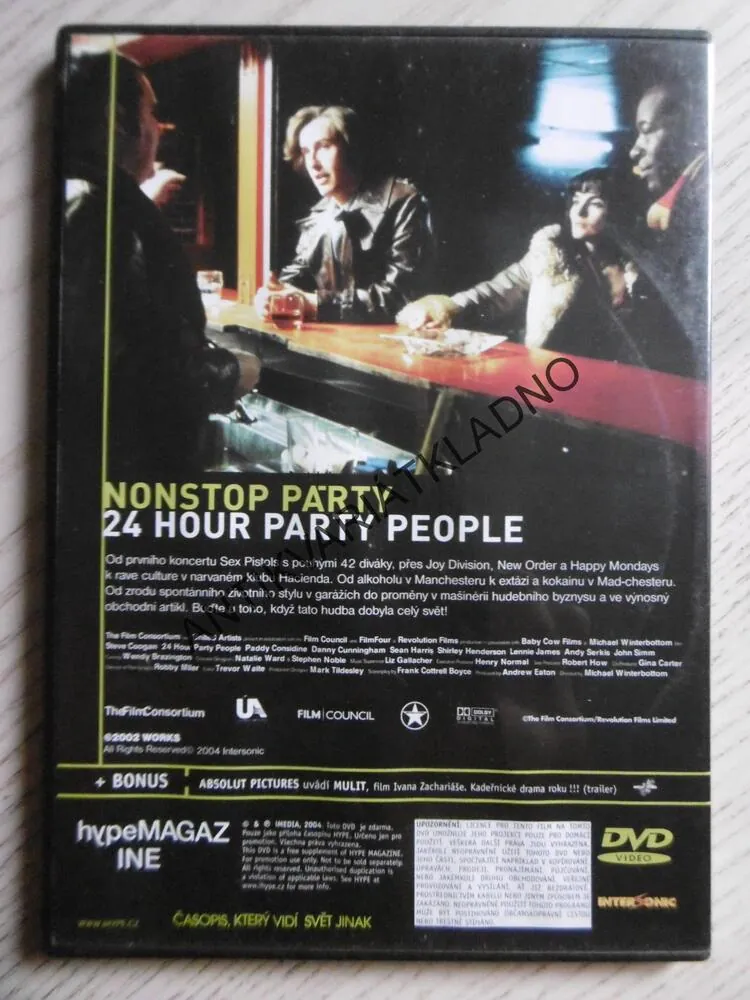 NONSTOP PÁRTY, DVD FILM