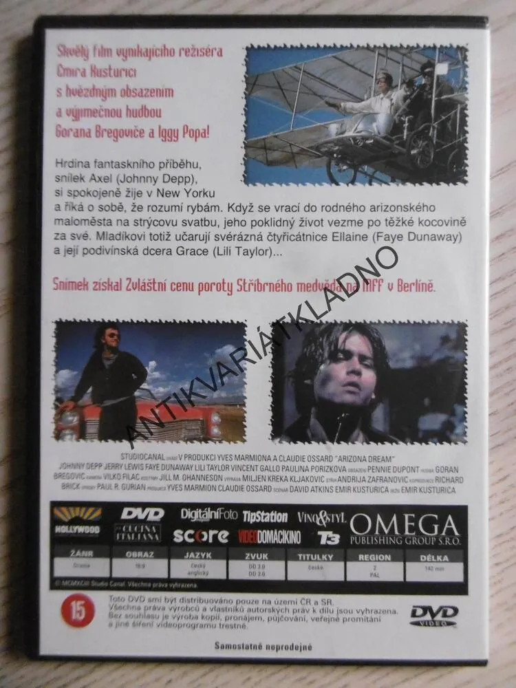 ARIZONA DREAM, DVD FILM 