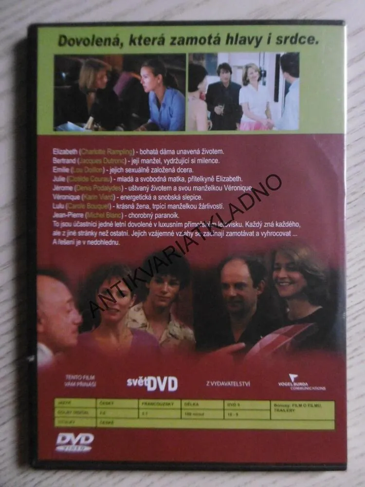 LÍBEJTE SE, S KÝM JE LIBO, DVD FILM