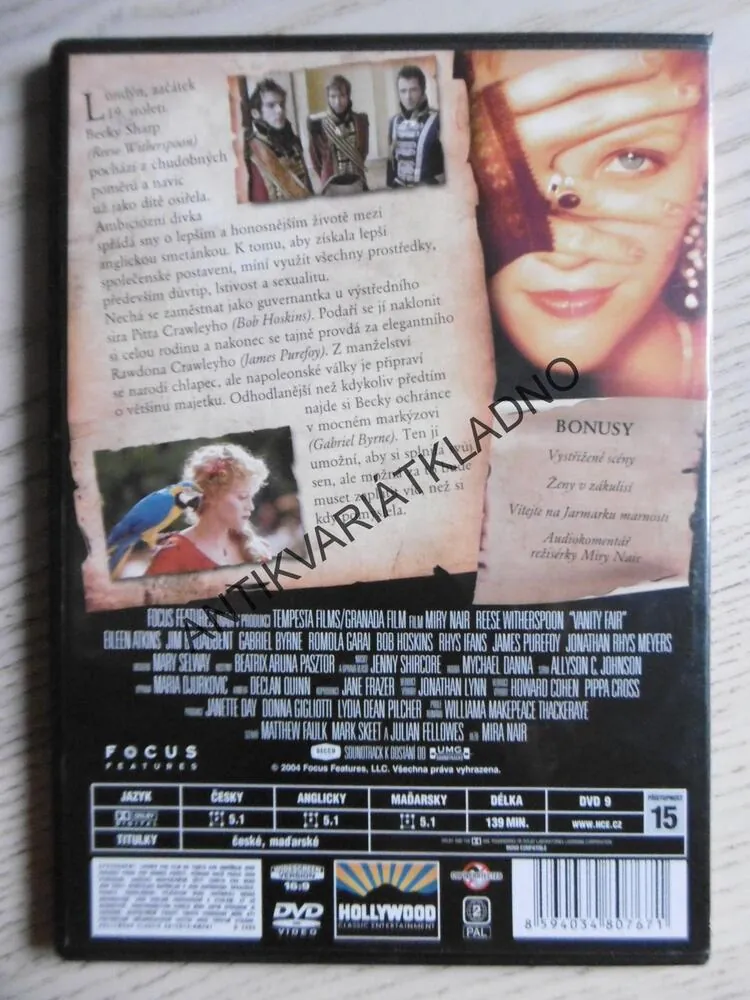 JARMARK MARNOSTI, DVD FILM 