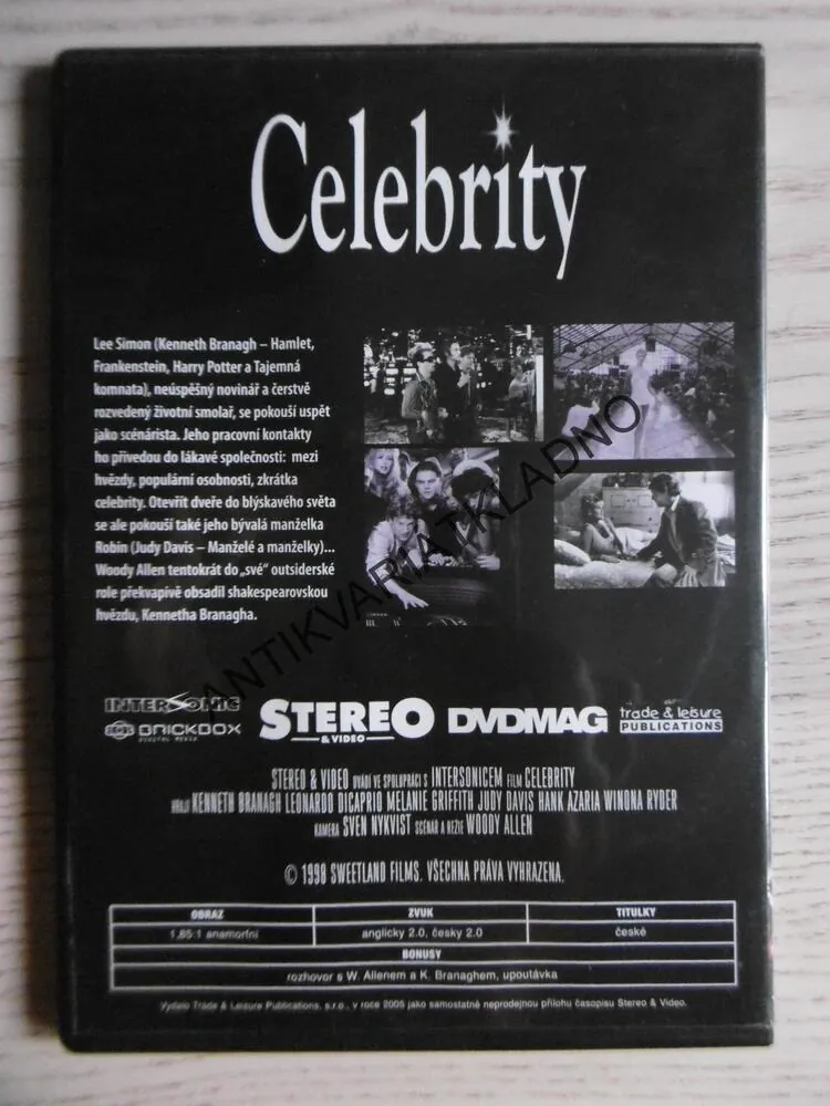 CELEBRITY, DVD FILM