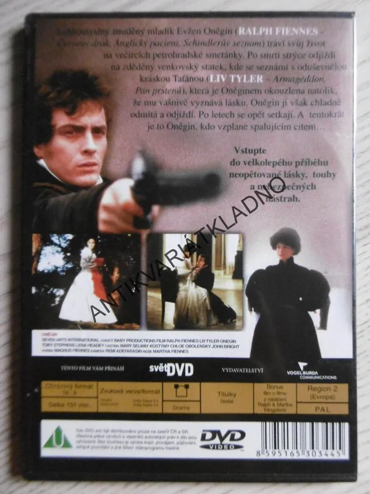 ONĚGIN, DVD FILM