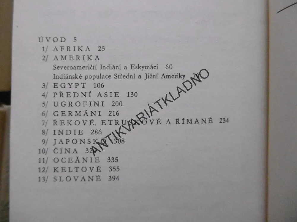 SVĚTOVÉ MYTOLOGIE, **an