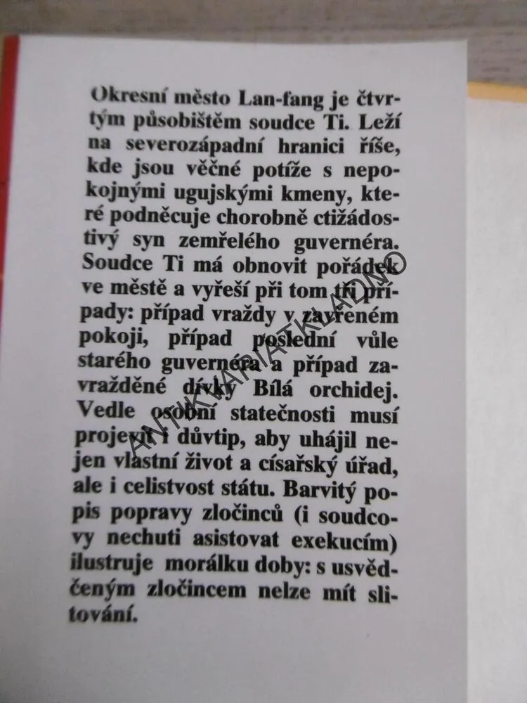 ZÁHADA ČÍNSKÉHO BLUDIŠTĚ, ROBERT VAN GULIK, **an