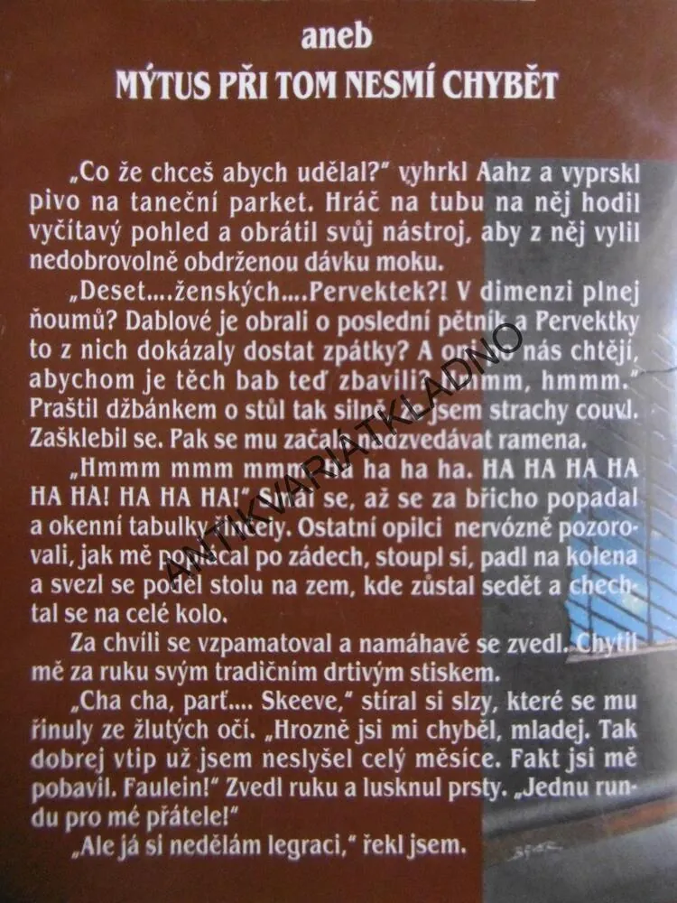 PERVEKCE NEBO PERFERZE ANEB MÝTUS PŘI TOM NESMÍ CHYBĚT, ROBERT ASPRIN, **an