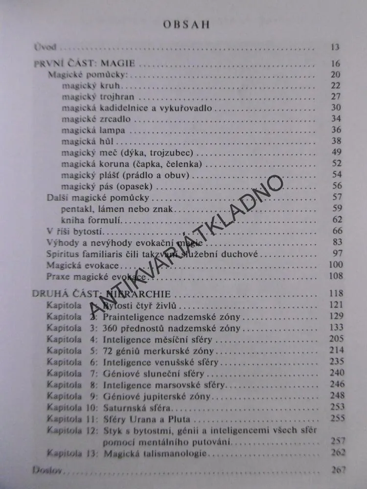 PRAXE MAGICKÉ EVOKACE, FRANTIŠEK BARDON, **an
