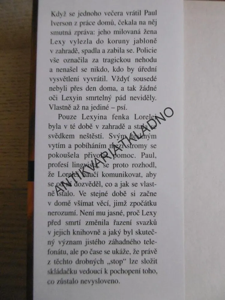 BABYLONŠTÍ PSI, CAROLYN PARKHURSTOVÁ, **an
