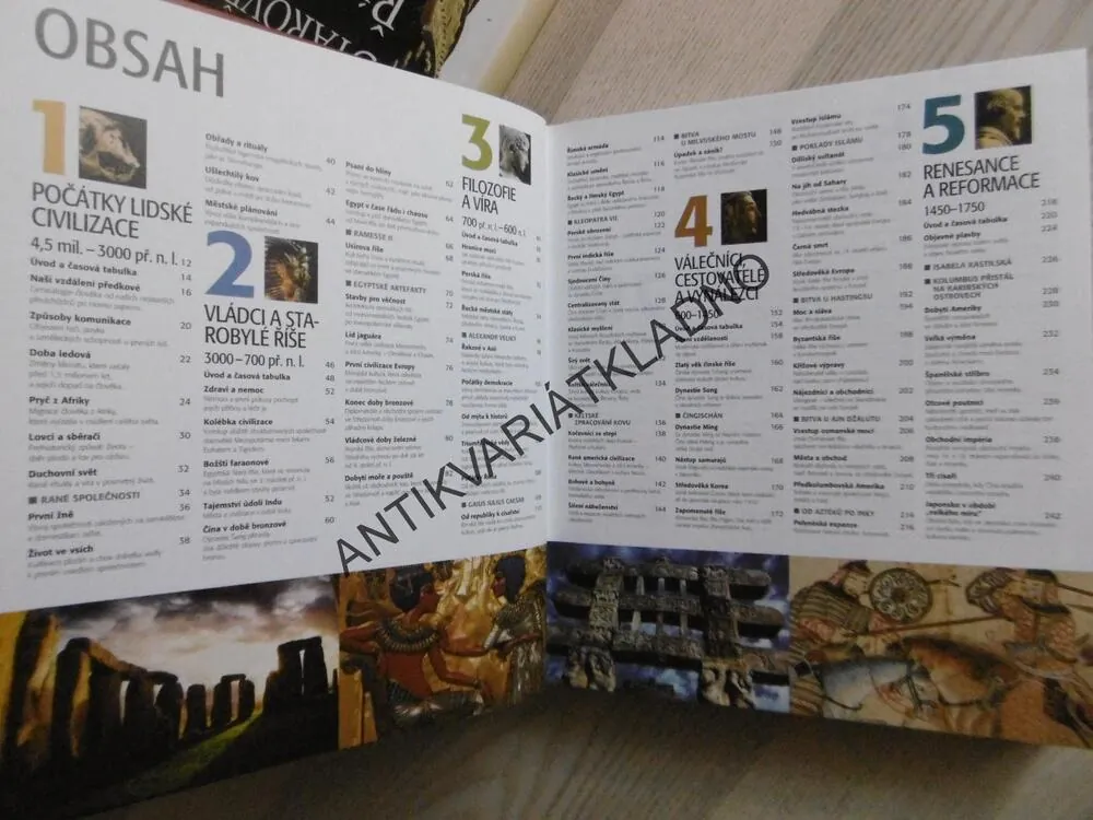 DĚJINY, VELKÝ OBRAZOVÝ PRŮVODCE HISTORIÍ LIDSTVA, OD ÚSVITU LIDSKÉ HISTORIE PO SOUČASNOST, ADAM HART-DAVIS, **an