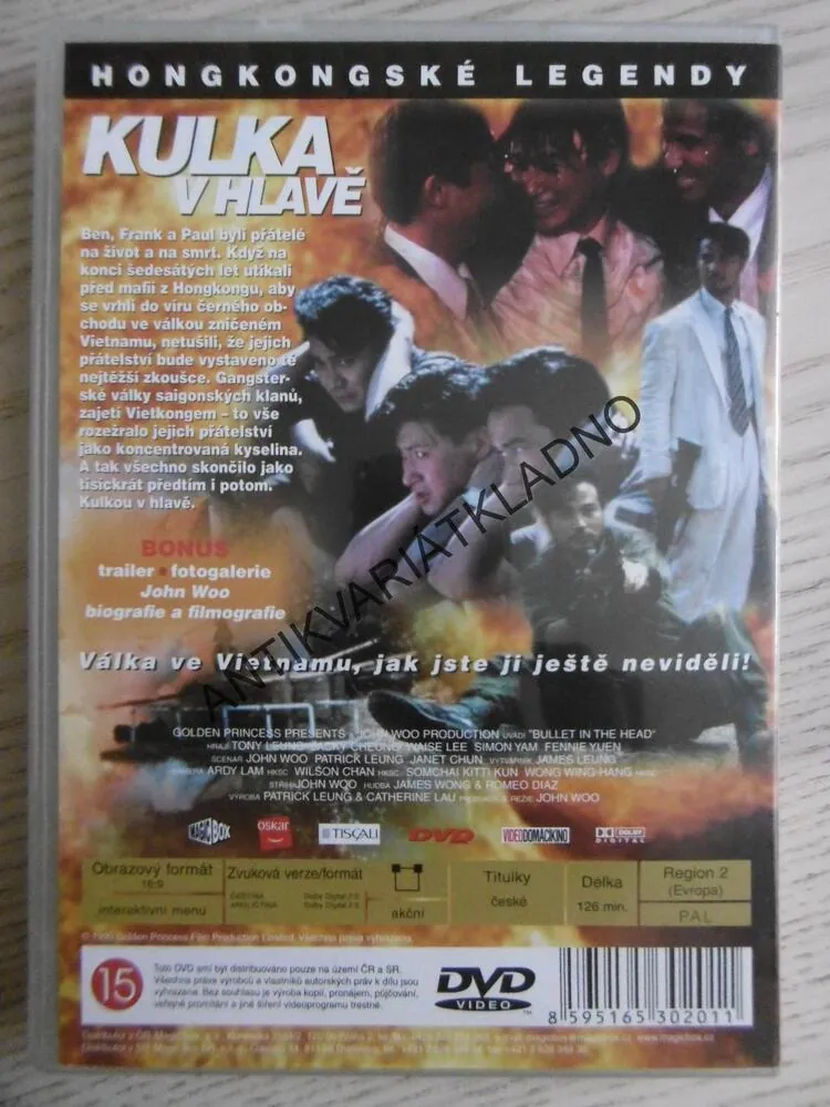 KULKA V HLAVĚ, DVD FILM