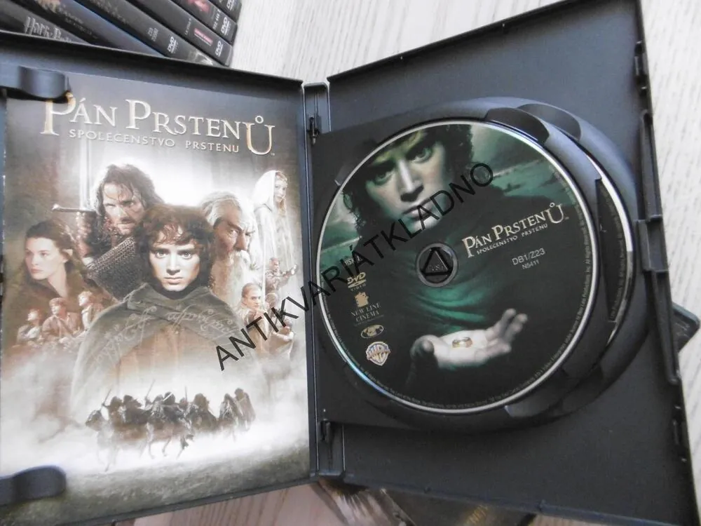 PÁN PRSTENŮ, 3 X DVD FILM 