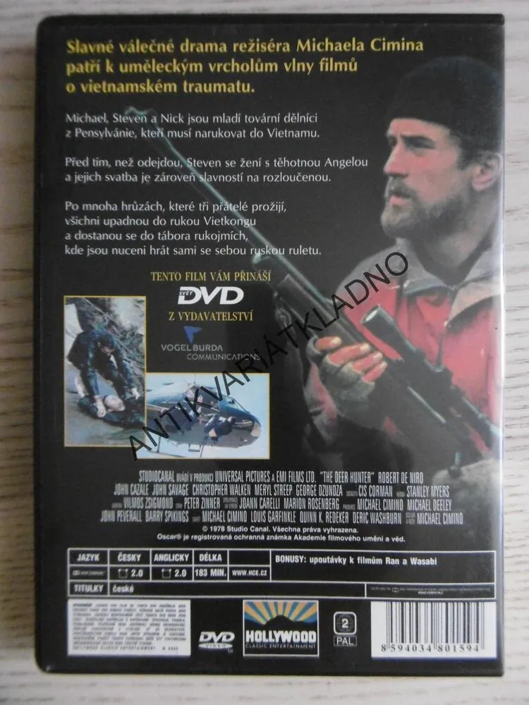 LOVEC JELENŮ, DVD FILM 