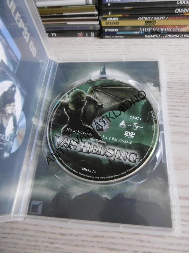 VAN HELSING, DVD FILM
