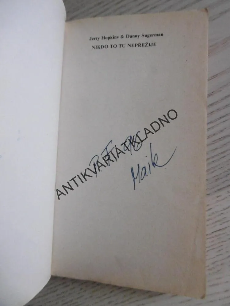 NIKDO TO TU NEPŘEŽIJE, JIM MORRISON, THE DOORS, an**,