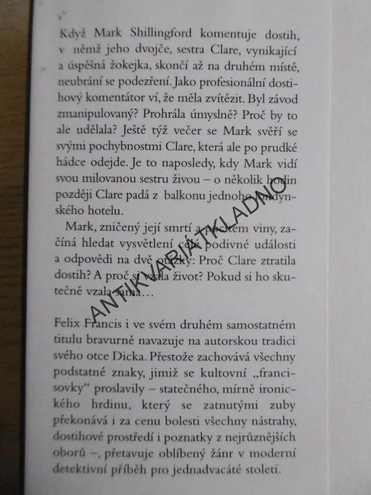 SPŘÍZNĚNI KRVÍ, FELIX FRANCIS, **an