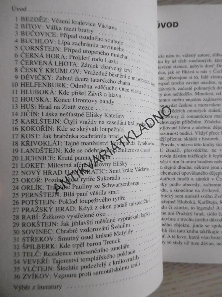 KRVAVÉ PŘÍBĚHY Z HRADŮ A ZÁMKŮ, JAN BAUER, **an