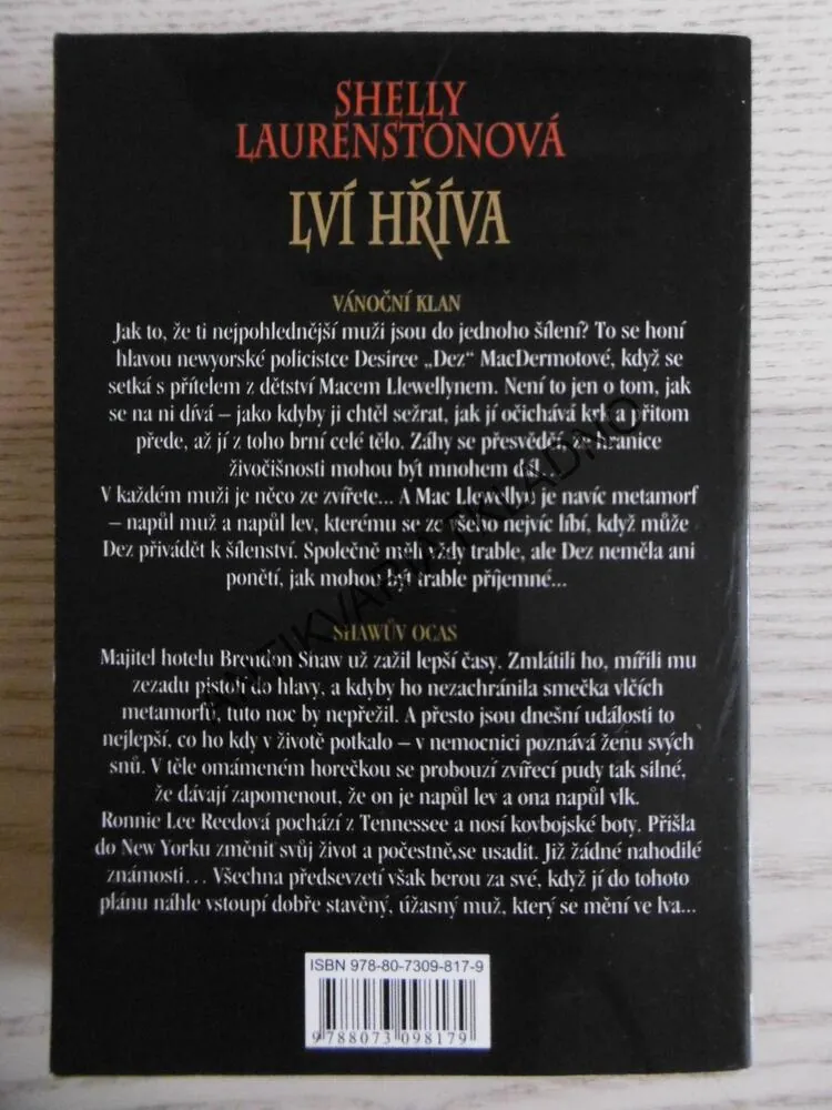 LVÍ HŘÍVA, SHELLY LAURENSTONOVÁ, **an