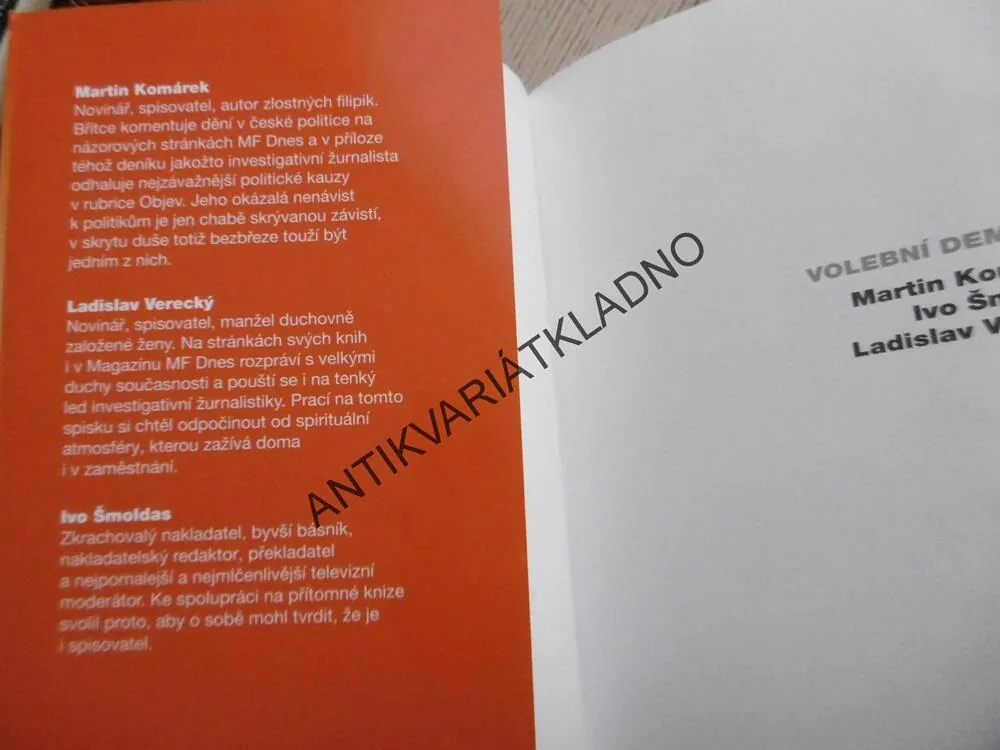 VOLEBNÍ DEMENTI, KOMÁREK,ŠMOLDAS, VERECKÝ, **an