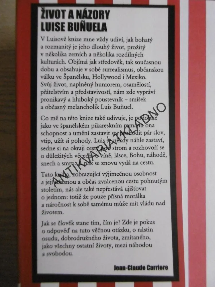 DO POSLEDNÍHO DECHU, LUIS BUŇUEL, , **an