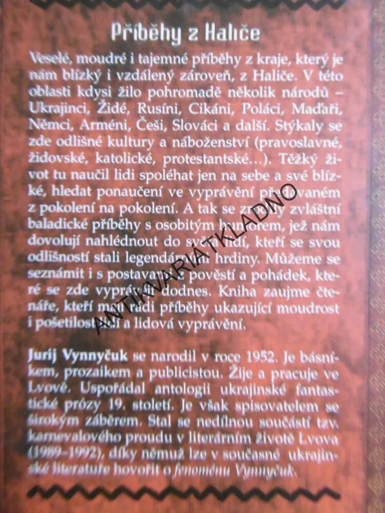 PŘÍBĚHY Z HALIČE, JURIJ VYNNYČUK, **an