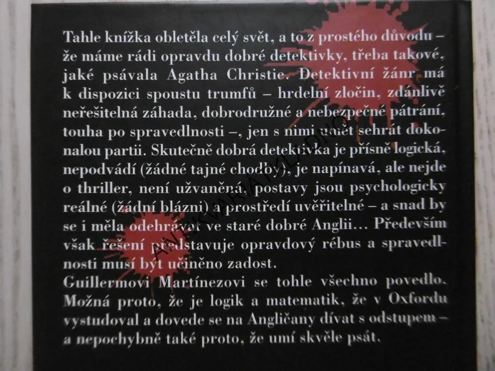 KDO VRAŽDÍ V OXFORDU?, GUILLERMO MARTÍNEZ, **an