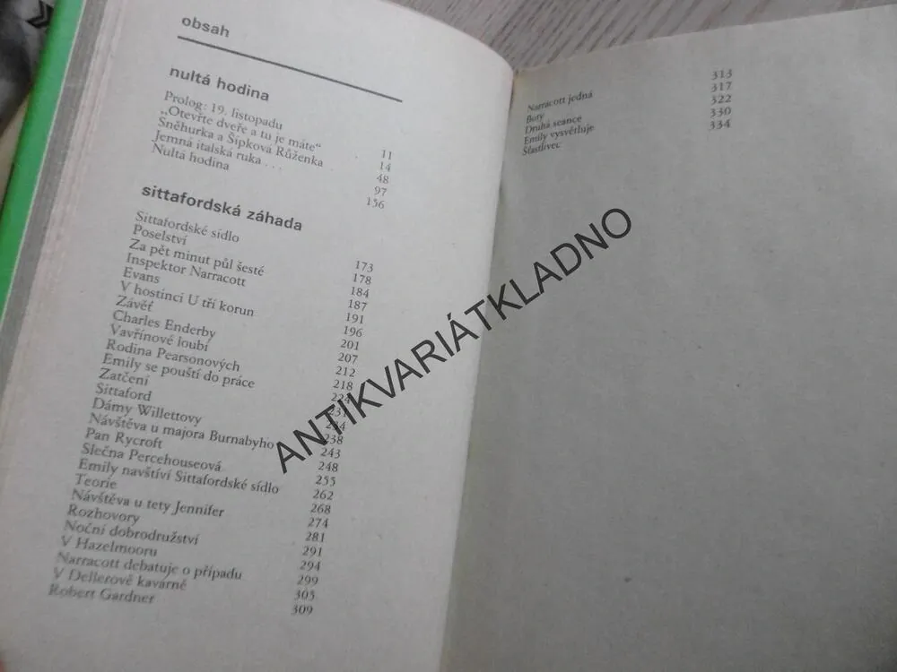 PŘÍBĚHY ZE STARÉ ANGLIE, AGATHA CHRISTIE, **an