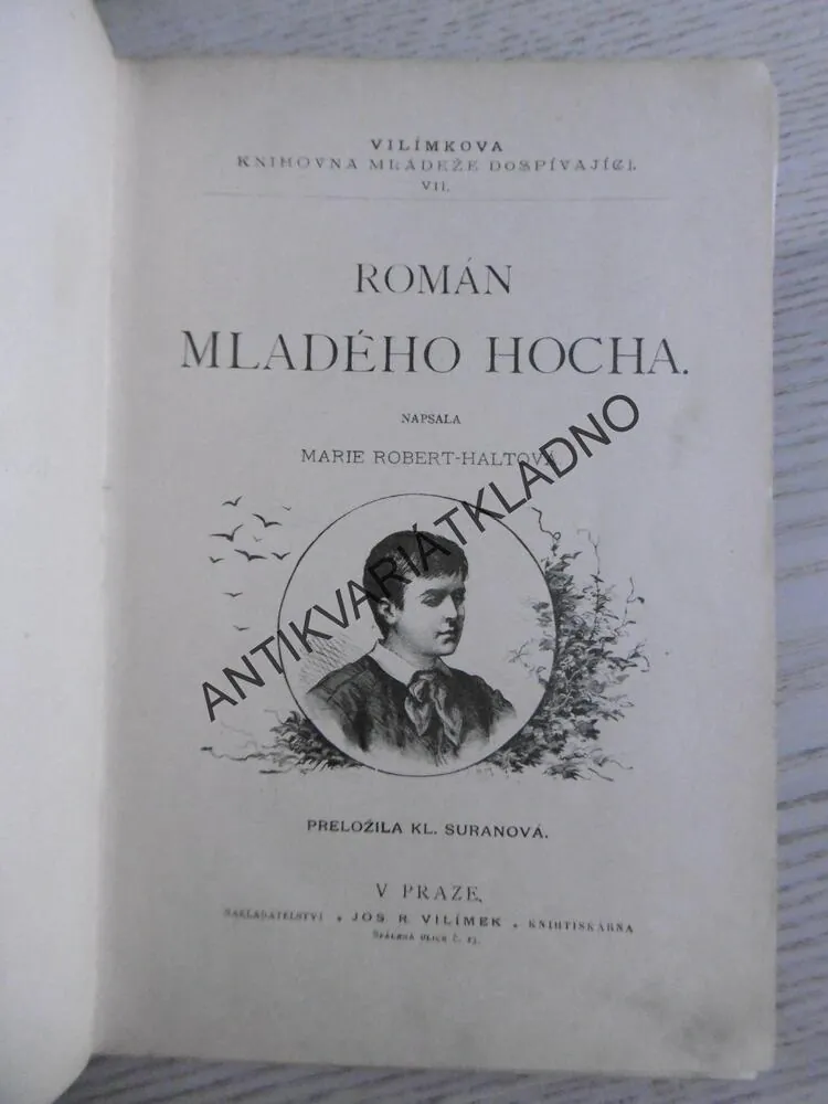 ROMÁN MLADÉHO HOCHA, ROBERT MARIE HALT, 1892, **an
