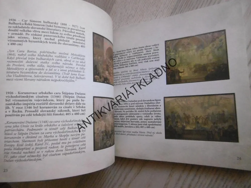 ALMANACH SLOVANSKÉ EPOPEJE, ALFONS MUCHA, **an