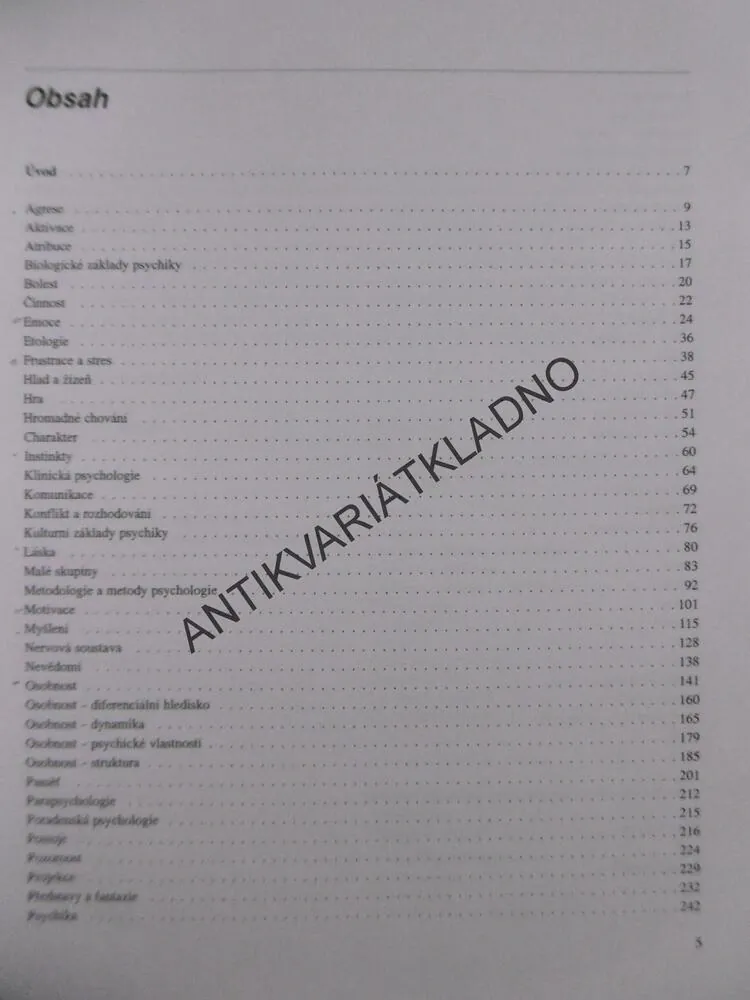 ENCYKLOPEDIE OBECNÉ PSYCHOLOGIE, MILAN NAKONEČNÝ, **an