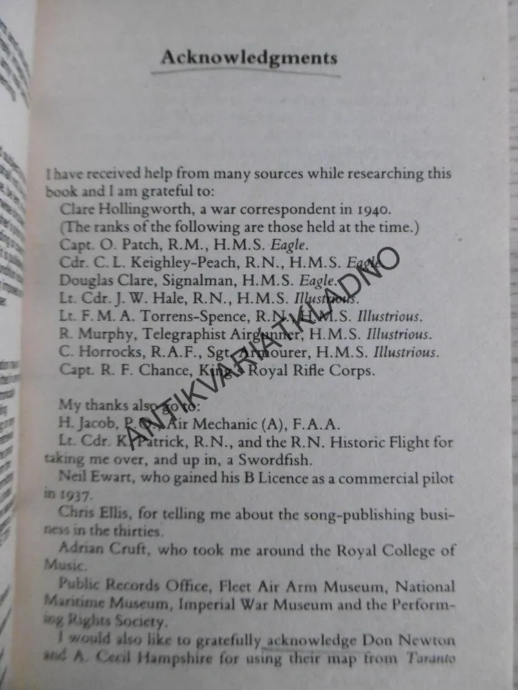 EAGLE AT TARANTO, ALAN EVANS, ANGLICKY, **an