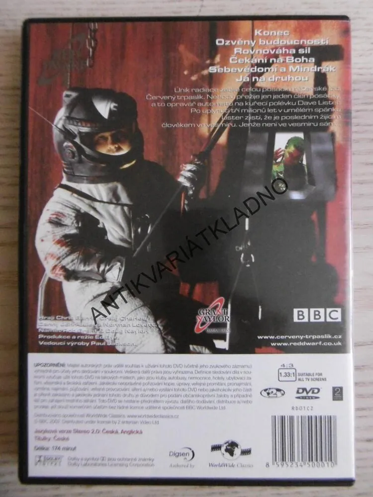 ČERVENÝ TRPASLÍK I., 6 EPIZOD, DVD FILM