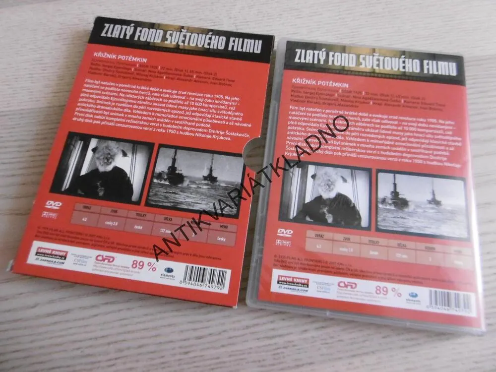 KŘIŽNÍK POTĚMKIN, DVD FILM