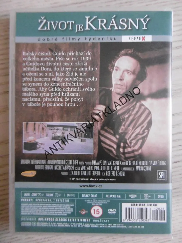 ŽIVOT JE KRÁSNÝ, DVD FILM