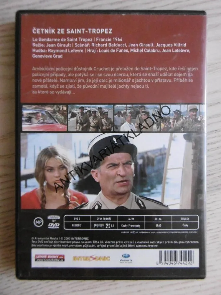 ČETNÍK ZE SAINT-TROPEZ, DVD FILM 