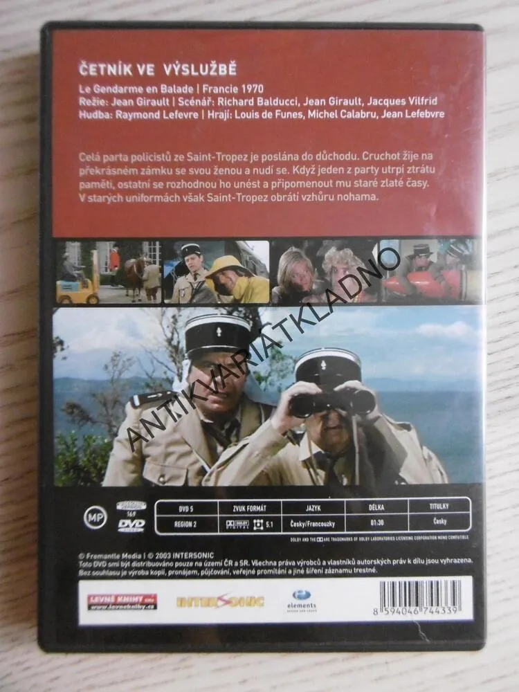 ČETNÍK VE VÝSLUŽBĚ, DVD FILM 
