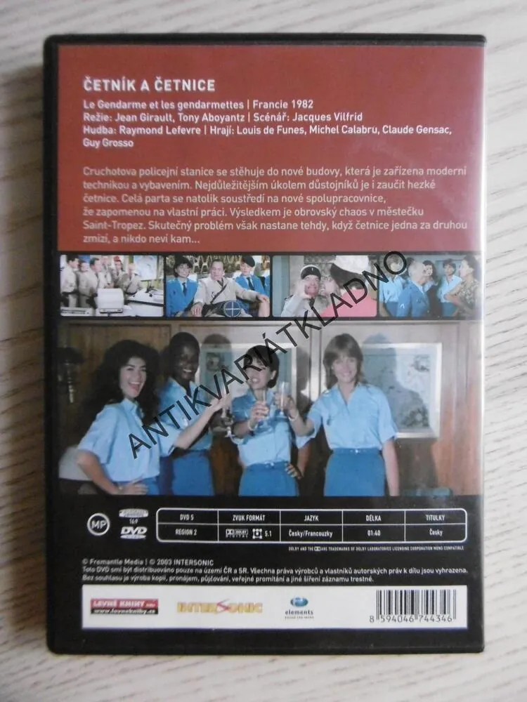 ČETNÍK A ČETNICE, DVD FILM 