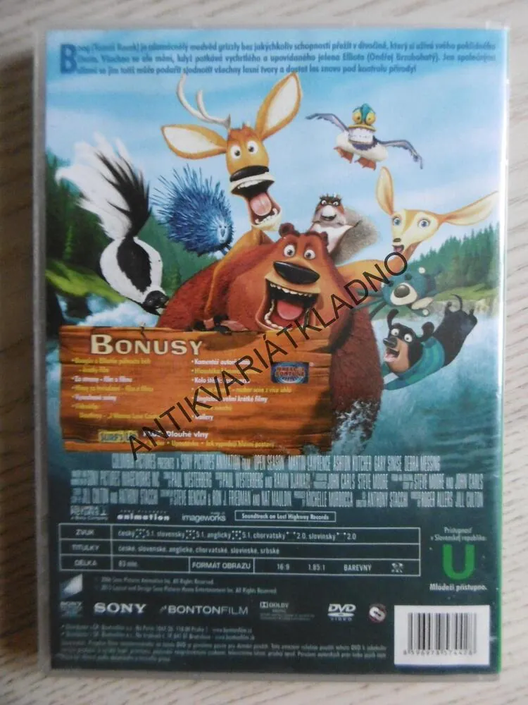 LOVECKÁ SEZÓNA, ANIMOVANÝ DVD FILM,
