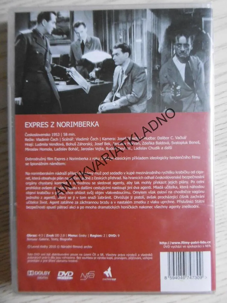 EXPRES Z NORIMBERKU, DVD FILM,