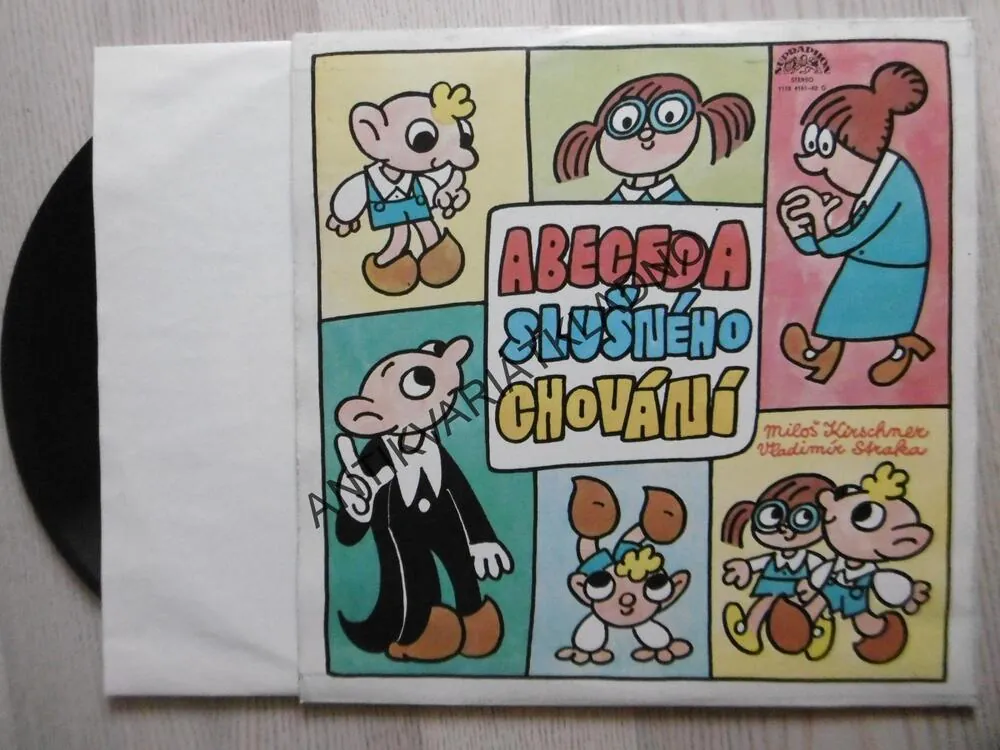 ABECEDA SLUŠNÉHO CHOVÁNÍ, SPEJBL A HURVÍNEK, KIRSCHNER, STRAKA, NESVADBA, 2 X LP