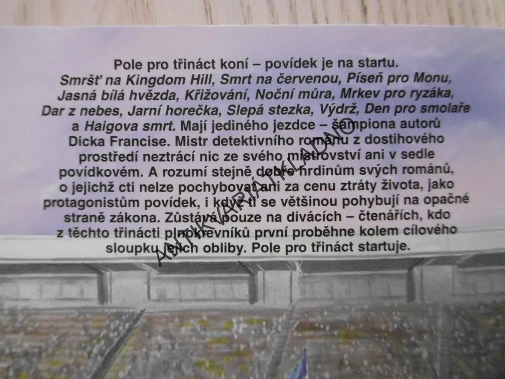 POLE PRO TŘINÁCT, DICK FRANCIS, **an