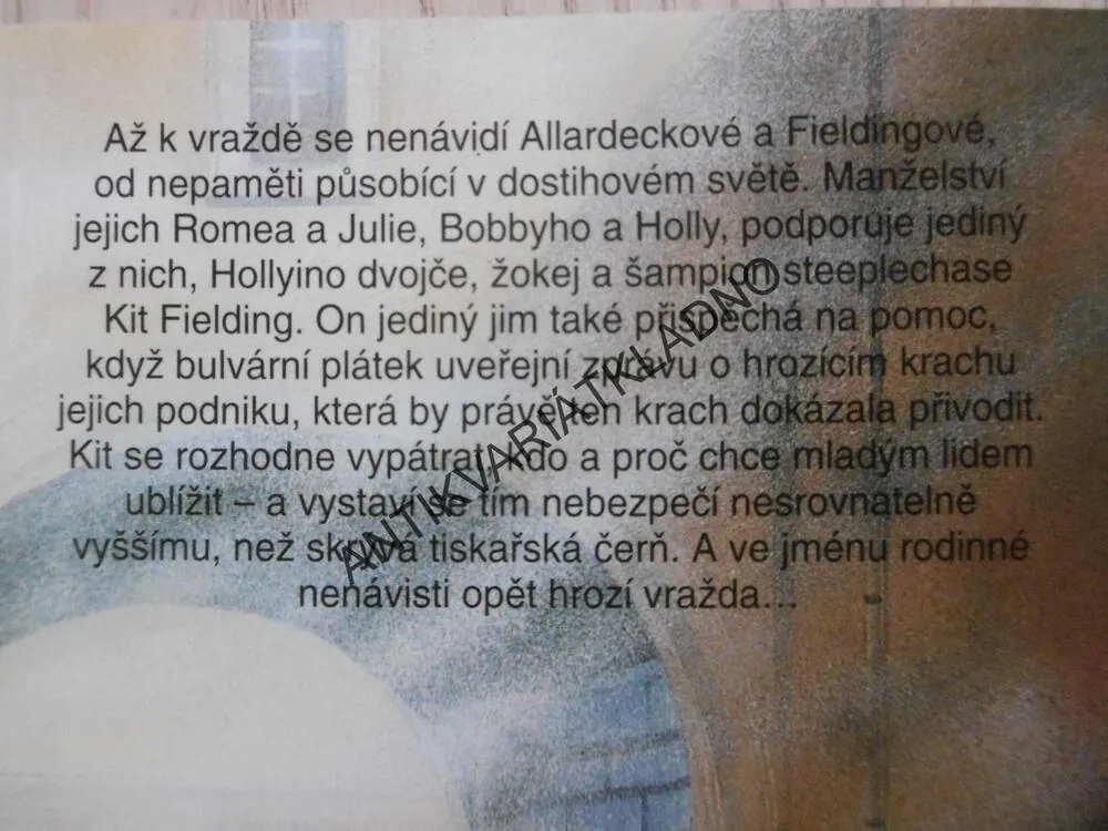 ŽRALOK, DICK FRANCIS, **an