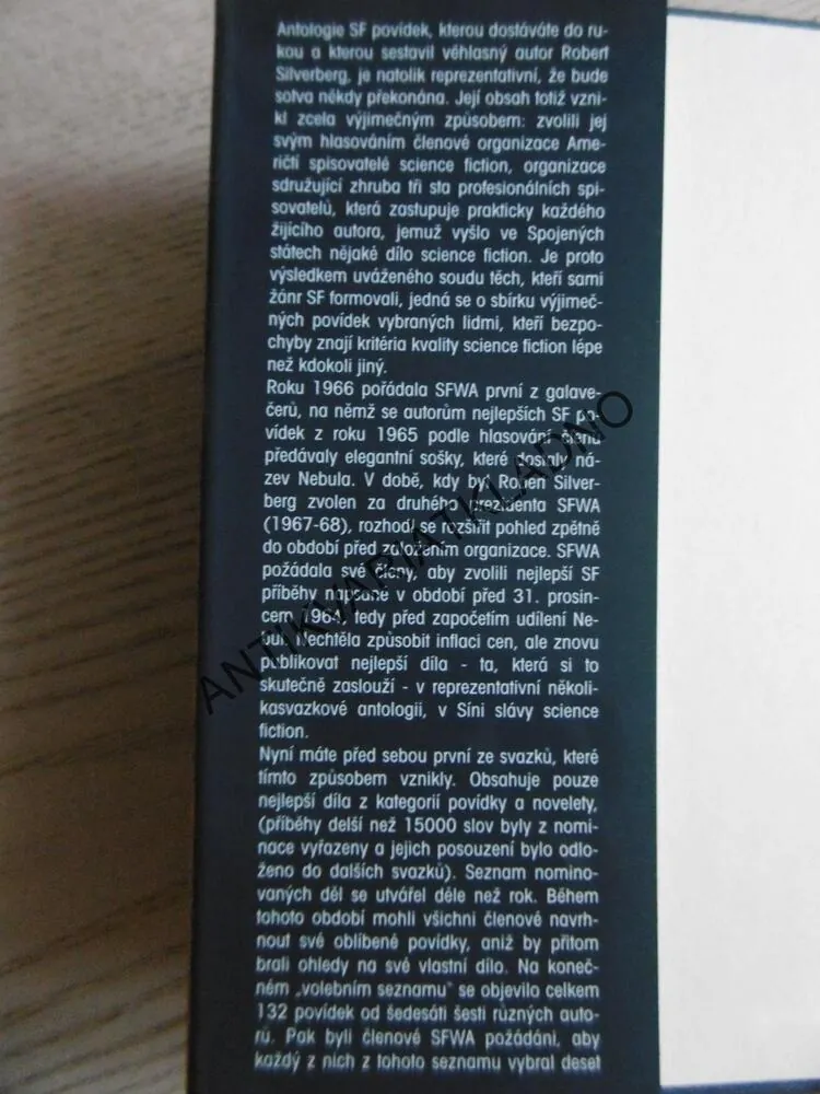 SÍŇ SLÁVY, NEJLEPŠÍ SCI-FI POVÍDKY, 1929-1946, **an